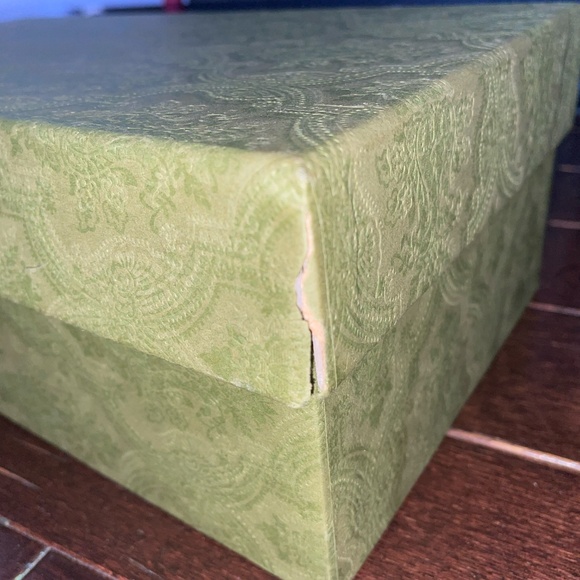 Gucci Ketty Rose Gold Leather Ankle Wrap Sandals - Picture 9 of 9